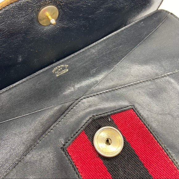 Rare Vintage Gucci Envelope Clutch - Picture 10 of 16